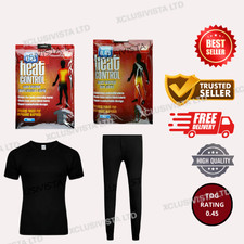 Mens Thermal Long Johns Top Bottom Underwear Trouser TShirt Set Full Half Sleeve