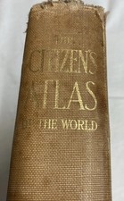 Citizens Atlas Of The World 1944 John Bartholomew Large 8th Edition 