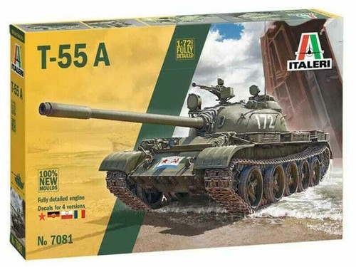 Italeri 7081 soviet - soviet, t-55