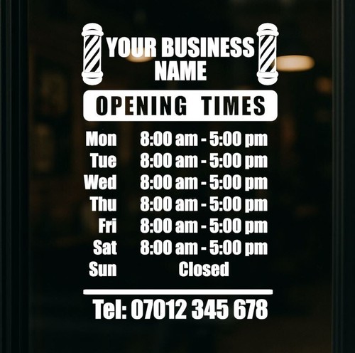 Barber shop business opening - shop,