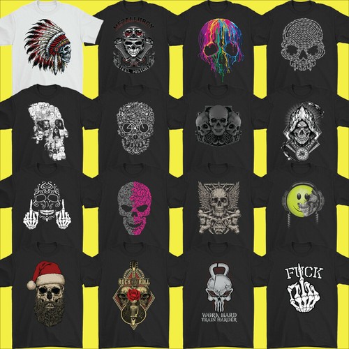 Skull shirt mens - skull, t-shirt