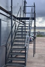 15 Tread Used Steel Staircase