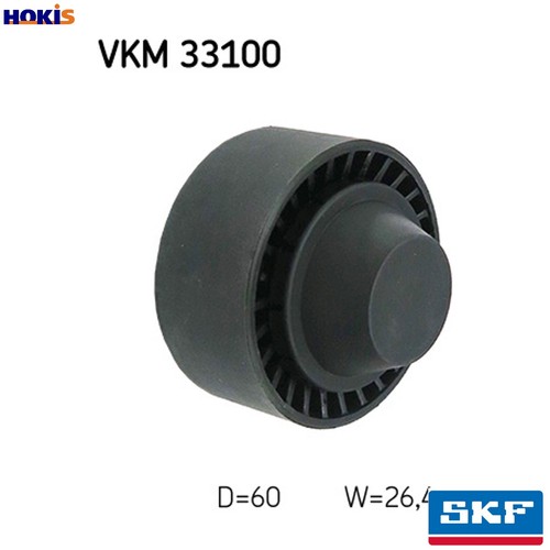 Deflectionguide pulley vribbed - deflectionguide,
