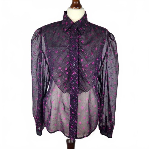 Vintage sheer polka - polka, dot