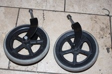 Pair  7.5" wheelchair wheels