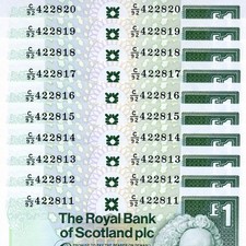 10 x Uncirculated Consecutive