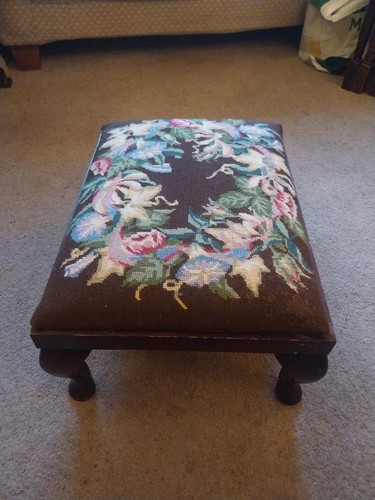 Small footstool with - small,