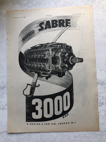 1947 aircraft advert napier - 1947,
