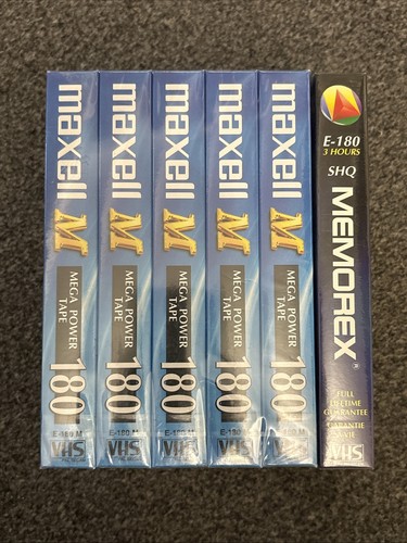 Vhs video tapes - video, x6