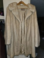 Vintage Blonde Mink Fur Coat