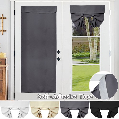 Blackout door curtains window - door,