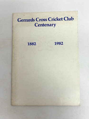 Gerrards cross cricket - gerrards,