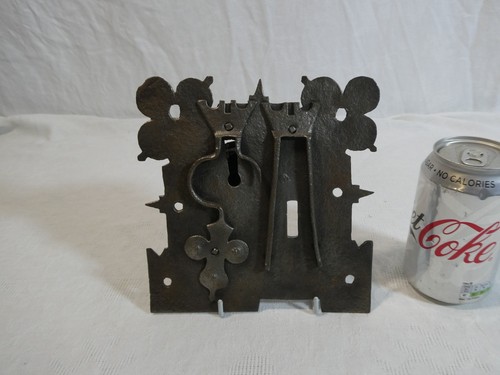 18thc steel door lock - 18thc,