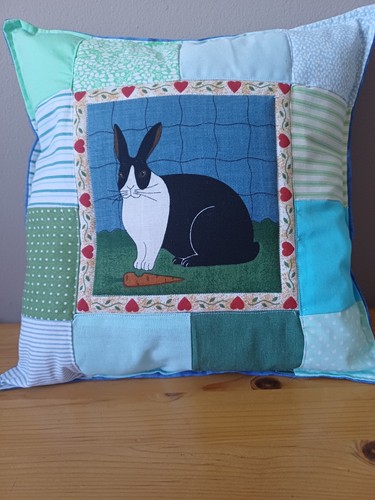 Handmade patchwork rabbit - handmade,