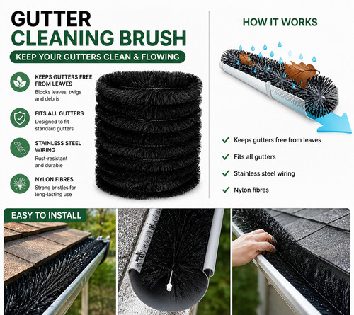 Heavy duty roof gutter - roof,