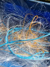 Gill Net/ Dedicated Flatfish Net 120ft Long 5"mesh No2 Lead 6mm Braid Headline 