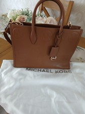 Michael Kors Tan Leather Tote Bag New Without Tags