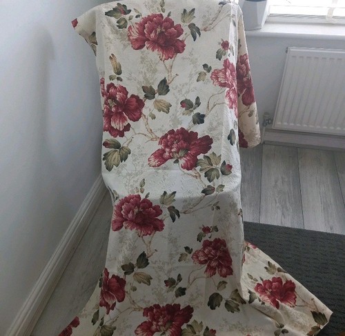 Vintage floral curtains w43 - vintage,
