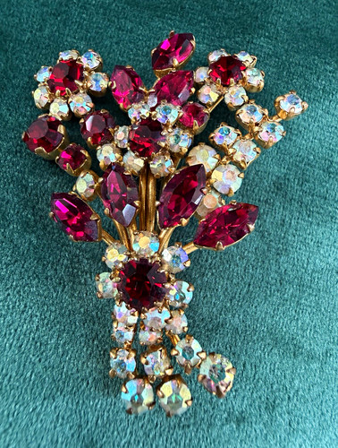 Vintage 1950s ruby red - vintage,