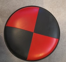 Vintage 1960s Footstool. Black