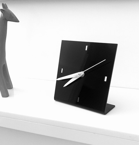 Square mantel mantle clock - clock, in