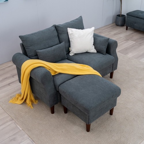 Upholstered linen seats - linen, 2