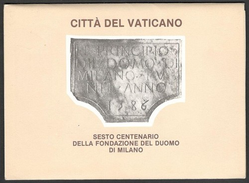 Vatican 1986 duomo milano - 1986, di