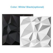 12Pcs 30x30cm 3D Wall Panels
