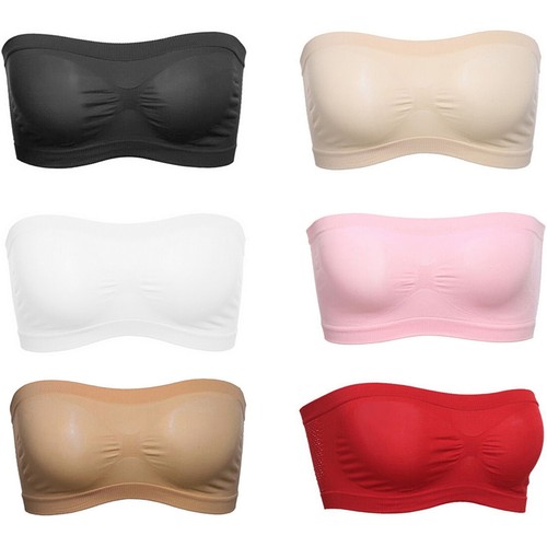 Stretch vest strapless bra - stretch,
