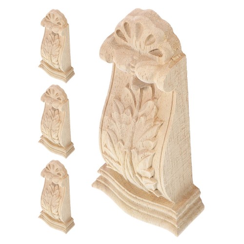 Beige rustic wood - wood, corbels
