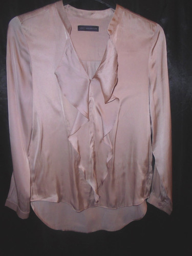 Pink shiny satin - shiny, secretary