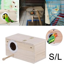 Wooden Bird Nesting Box for