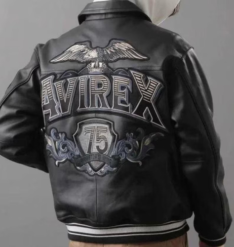 Men avirex black - black, aviator's