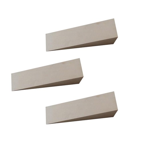 3pcs door stop sturdy wooden - door,