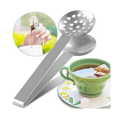 Stainless steel tea - tea, tongs