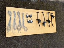 Remote window or skylight opener, rope operated cast iron gearing