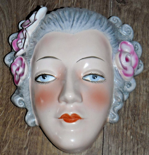 Art deco goebel woman wall - deco,