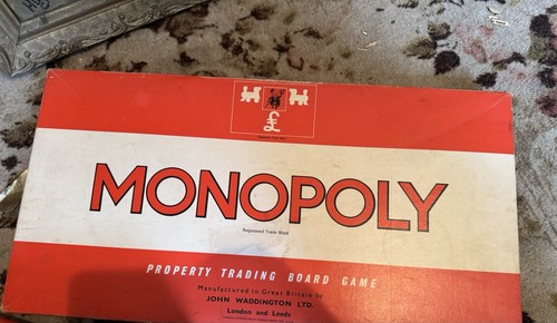 Vintage waddingtons monopoly - vintage,