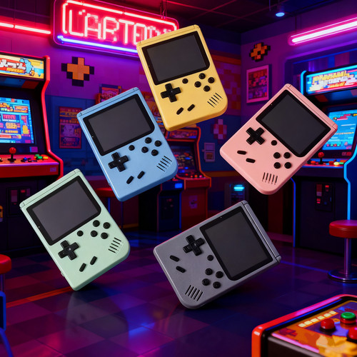 Built 500 handheld - built-in, retro