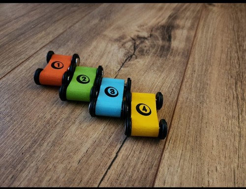 Colourful wooden flip