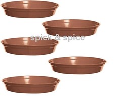  Round Small, Large Plastic Plant Pot  Water Tray Base Saucer for 3" 4" 5" 6"
