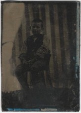 Striped Canvas Tent (?)