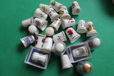 Ceramic China Thimbles Various