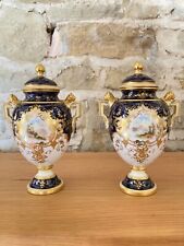 A Pair Of English Cobalt Blue