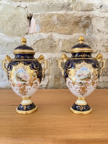 Pair english cobalt blue - pair,