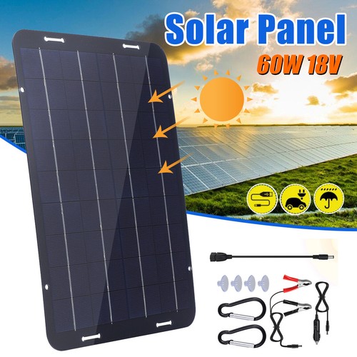 60w portable solar panel 18v - 60w,