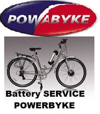 POWABYKE  E- BIKE   X3  BATTERY SERVICE