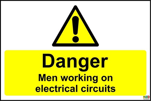 Danger men working - men,