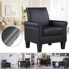 Black Modern Faux Leather