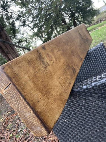 Rustic solid wood fireplace - ,